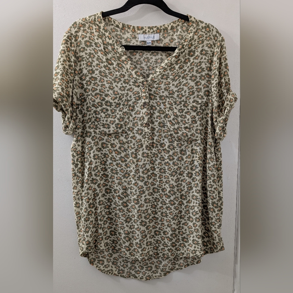 Mystyle Floral Print Women's Top